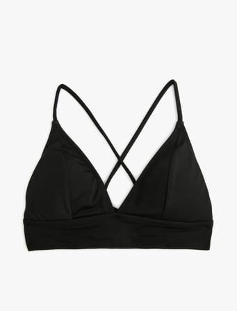 Bralet Bikini Üstü Sırtı Çapraz