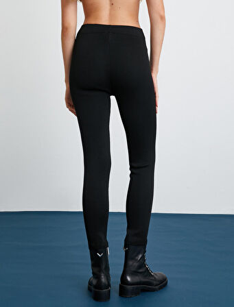 Fitilli Tayt Pantolon Normal Bel Dar Paça