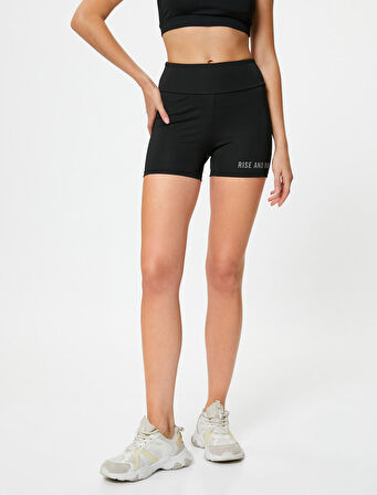 Biker Tayt Ekstra Mini Boy Yüksek Bel 