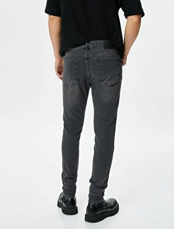 4WAM40362ND Koton Erkek Jean Pantolon ANTRASİT