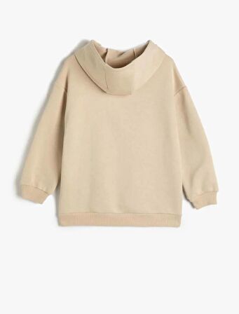 4WKG10575AK Koton Kız Çocuk Sweat BEJ