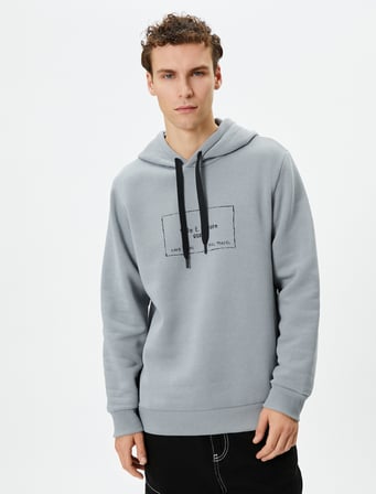 Wile Coyote Kapşonlu Sweat Lisanslı Arkası Baskılı
