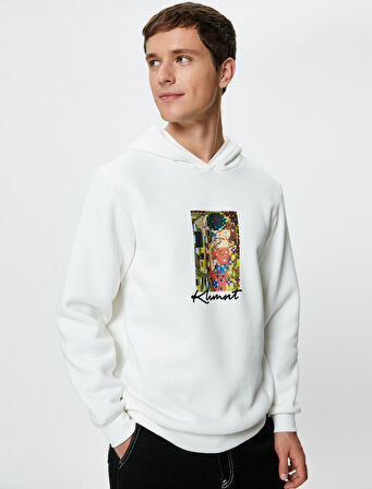 Gustav Klimt Kapşonlu Sweat Art Lisanslı Baskılı