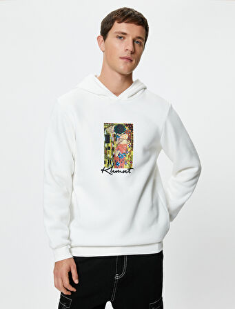 Gustav Klimt Kapşonlu Sweat Art Lisanslı Baskılı