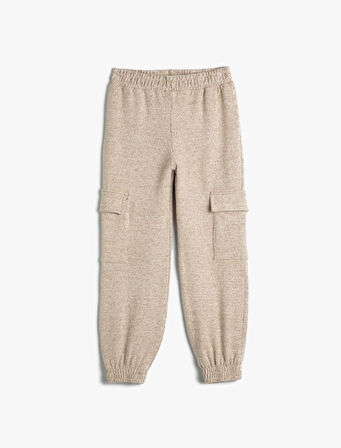 Basic Jogger Eşofman Altı Cep Detaylı Beli Lastikli 