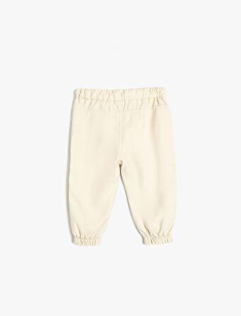 Basic Jogger Pantolon Viskon Kumaş 