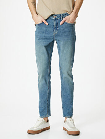 Slim Fit Kot Pantolon - Brad Jean
