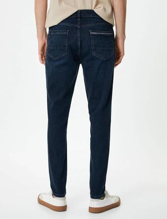 4SAM40082ND Koton Erkek Jean Pantolon İNDİGO STONE