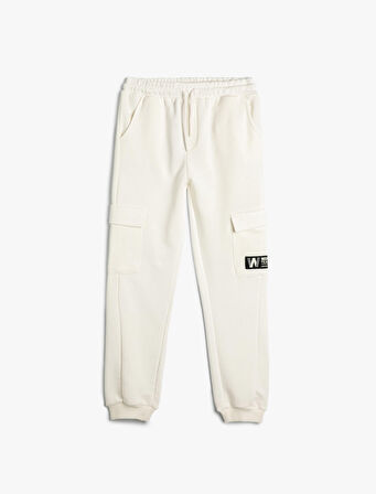 Basic Jogger Eşofman Altı Cep Detaylı Beli Bağlamalı 
