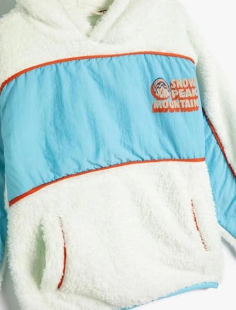 4Wkb10445Tk Koton Erkek Çocuk Sweat EKRU