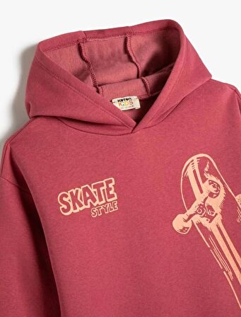 4WKB10541TK Koton Erkek Çocuk Sweat MOR