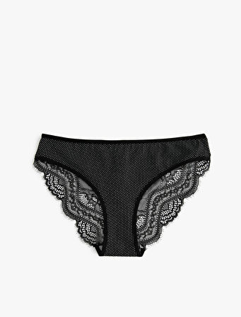 Brazilian Külot Dantelli Pamuklu