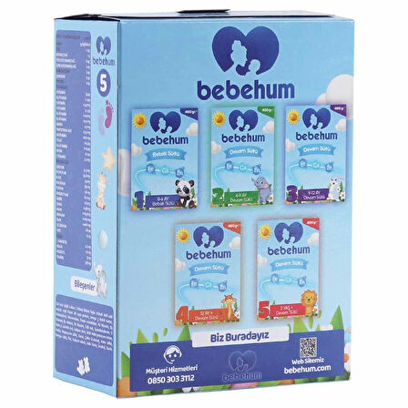 Bebehum 5 Devam Sütü 400 gr 2 Yaş+