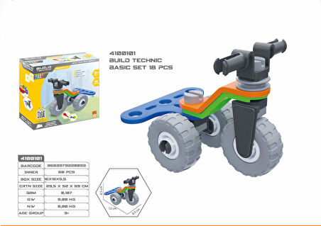 RoyToy Sök Tak Araçlar - Motor (18 Parça) 4100101