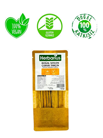 Herbarius Doğal Seylon (Seylan) Çubuk Tarçın 100 gr