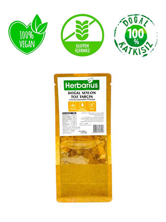 Herbarius Doğal Seylon (Seylan) Toz Tarçın 100 gr