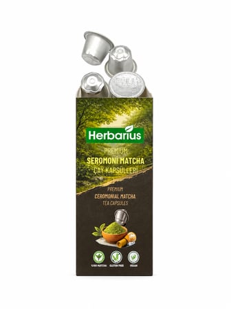 Herbarius Premium Seromoni Matcha Çayı Kapsülü Nespresso Uyumlu 10'lu