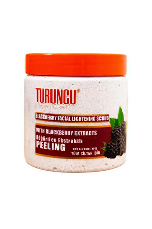 Turuncu Scrub Yüz Temizleme Peeling 500 Ml Böğürtlen Ekstratlı