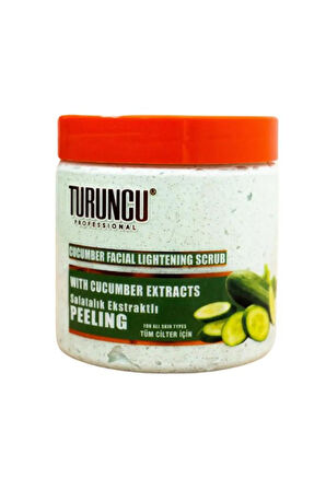 Turuncu Scrub Yüz Temizleme Peeling 500 Ml Salatalık Ekstratlı