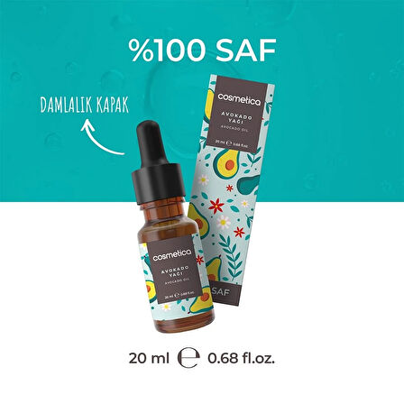 %100 Saf Avokado Yağı 20 Ml