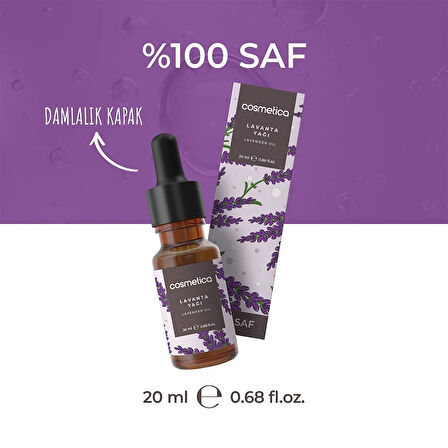 %100 Saf Lavanta Yağı 20 Ml