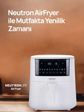 Neutron 7.3 lt Yağsız Airfryer Beyaz