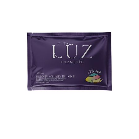 LUZ Kolajen Hidrolize Tip 1-2-3 + Doğası Değiştirilmemiş Tip 2 + C Vitamini + Çinko + Biotin