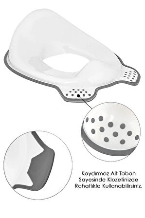 2'li Çocuk Tuvalet Alıştırma Seti - Klozet Adaptörü - Çocuk Banyo Lavabo Basamağı, Kaydırmaz Tabure