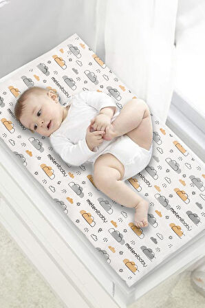 Vakum Tabanlı Bebek Mama Sandalye Oturağı Oyuncaklı Banyo Oturağı Alt Açma Örtüsü Hediyeli Gri