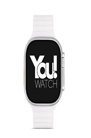 You Watch A8-A88 You Smart GOLD & White Silicon Unisex Kol Saati