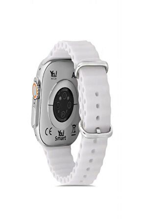 You Watch A8-A88 You Smart GOLD & White Silicon Unisex Kol Saati