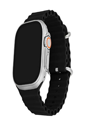 You Watch A8-A85PRO You Smart Silver & Black Silicon Unisex Kol Saati