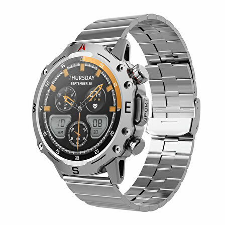 You Watch R15-Ar155 You Smart Silver Metal & Gray Metal Unisex Kol Saati