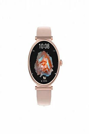 You Watch F15-YF151 You Smart Rose Gold & Pink Silicon Bayan Kol Saati