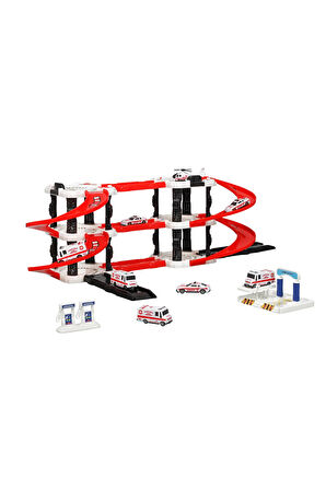 Ambulans Otopark Seti - 3 Katlı Garaj Seti- 49 parça