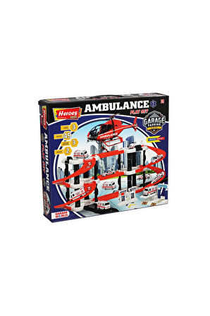 Ambulans Otopark Seti - 3 Katlı Garaj Seti- 49 parça