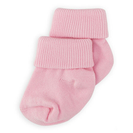 Novibaby 2'li Bambu Bebek Çorap I Baby Pink I Pembe Yenidoğan Kız Erkek Bebek Çorabı