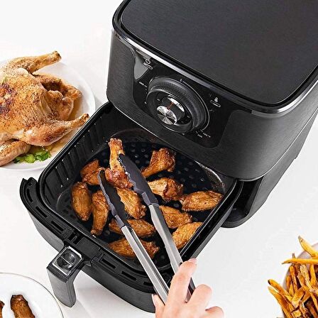  BUFFER® Renkli Isıya Dayanıklı Yıkanılabilir Silikon Airfryer Yuvarlak Model Pişirme Matı 20  cm