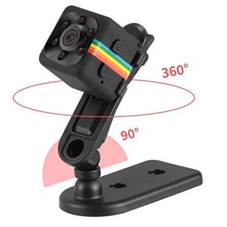 BUFFER® Mini Boy Küp Tipi Gece Görüşlü HD Kaliteli Güvenlik Kamerası 