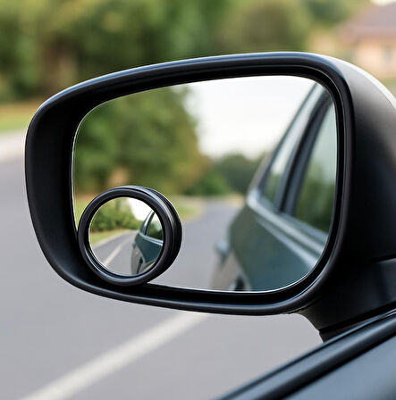 Araç Kör Nokta Aynası 2 li - 360° Dönebilen Spot Mirror, Dikiz Ayna Yardımcısı