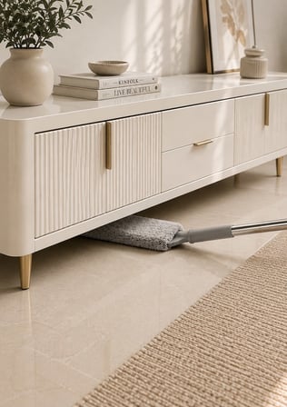 210cm Teleskopik 3 Farklı Başlıklı Mikrofiber Toz Alma Temizlik Seti  