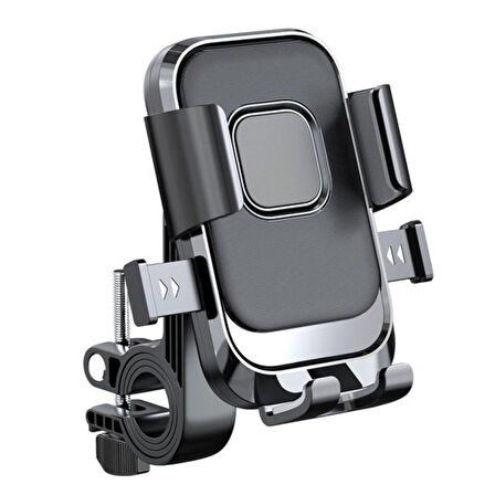 BUFFER® Motor,Motosiklet,Bisiklet ,Scooter İçin 360 Derece Dönebilen Gidon Versiyonu Telefon Tutucu 