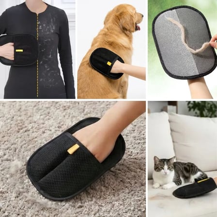 BUFFER® Evcil Hayvan Tüy Temizleme Eldiveni, Statik Mikro Tüy Toplayıcı Kedi Köpek Tüyü için Koltuk,