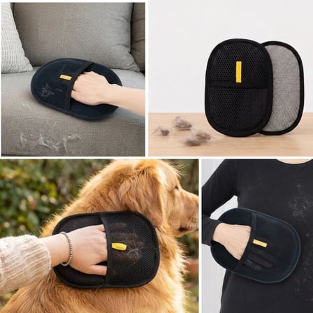 BUFFER® Evcil Hayvan Tüy Temizleme Eldiveni, Statik Mikro Tüy Toplayıcı Kedi Köpek Tüyü için Koltuk,