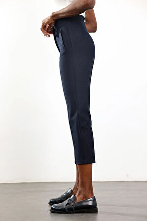 Koyu Lacivert Flatolu Pantolon 5113