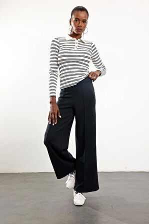 Antrasit Çimalı Modal Pantolon 