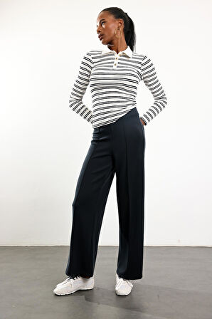 Antrasit Çimalı Modal Pantolon 