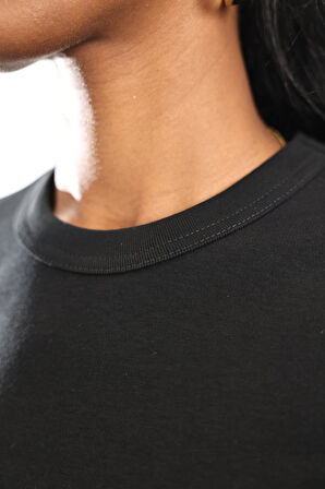Siyah Fit Basic Tişört 