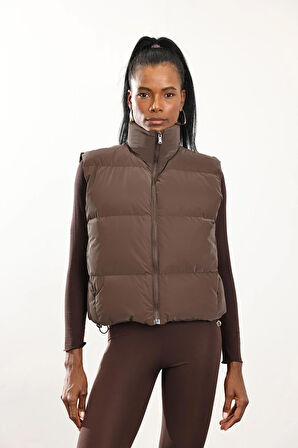 Kahverengi Şişme Yelek 2208