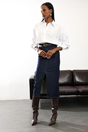 Beyaz Regular Kesim Gömlek 4094